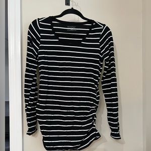 Striped maternity top